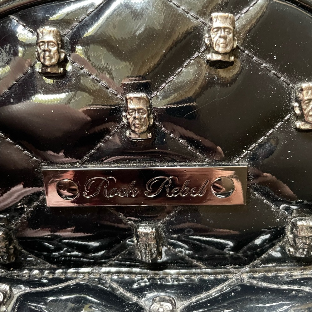 Metallic Quilted Backpack - Picture 4 of 5